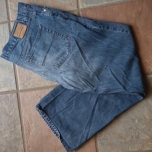 Axist Mens 38 x 29 denim blue jeans straight leg